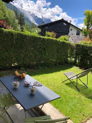 Studio Au Calme Avec Jardin Et Vue Mont-Blanc Chamonix Exteriér fotografie