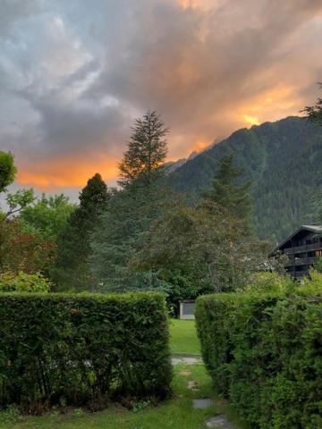 Studio Au Calme Avec Jardin Et Vue Mont-Blanc Chamonix Exteriér fotografie